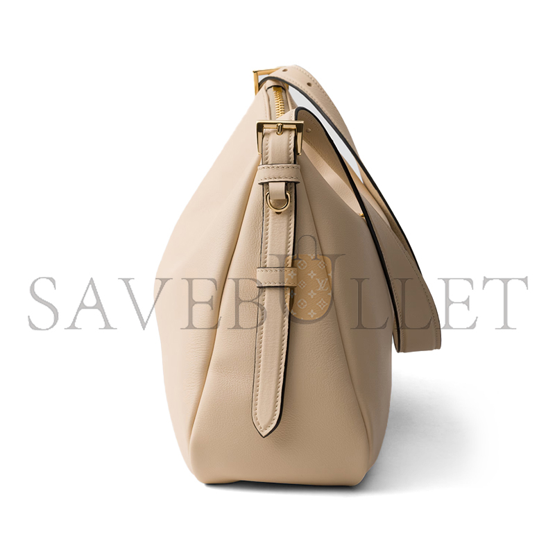 Pra*a aimÉe large leather shoulder bag 1bc228 (39*23*12cm)